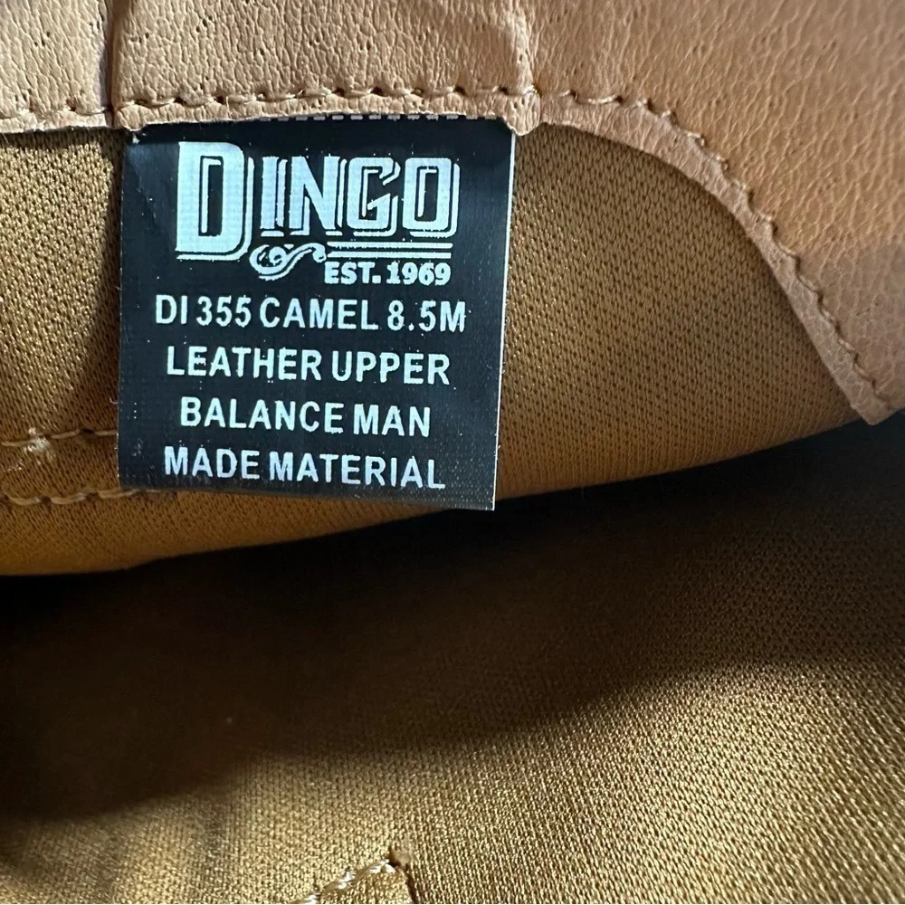 NWT DINGO Women's Silerada Western Bootie in Camel. Sz: 8.5 - Picture 9 of 11